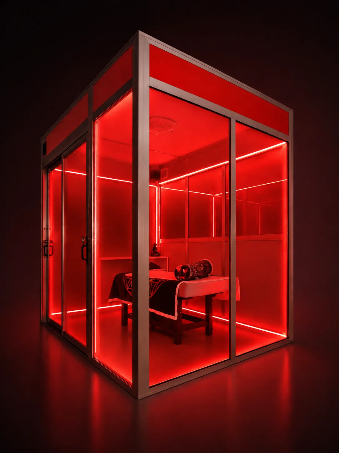 Cabina luz roja