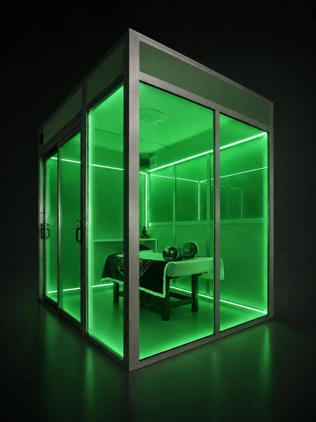 Cabina luz verde