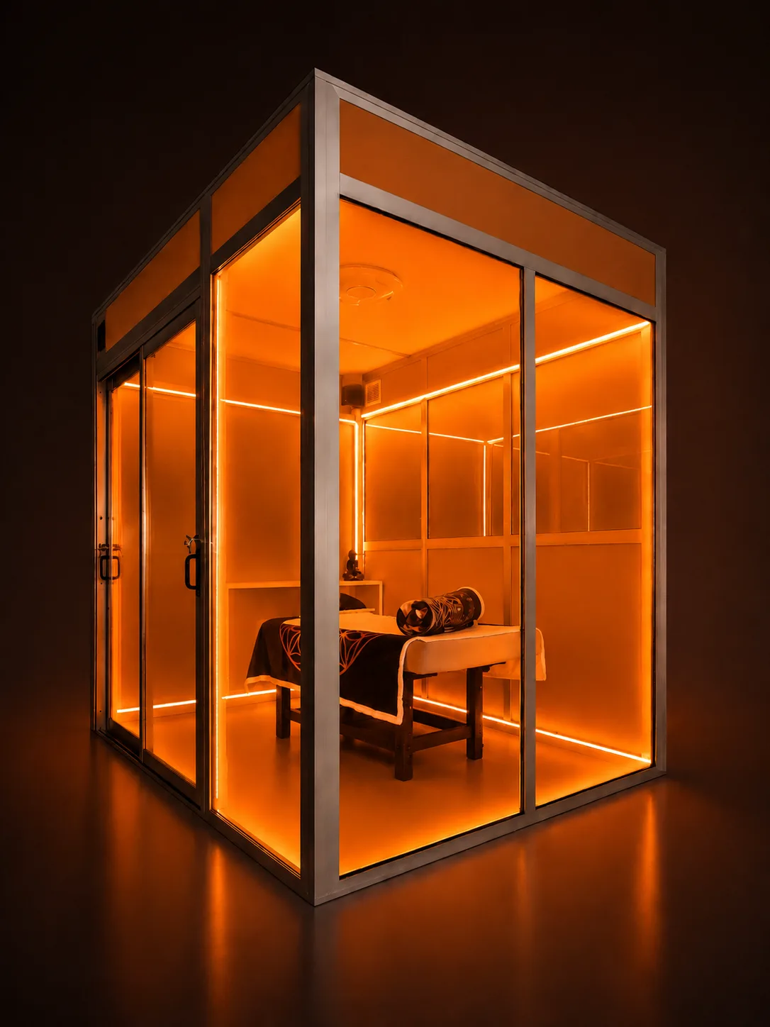 Cabina luz naranja